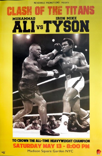 Постер бокс Мухаммед Али Тайсон