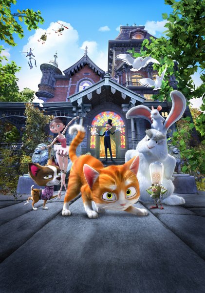 Кот Гром и заколдованный дом мультфильм 2013