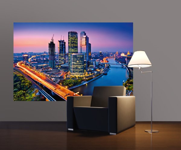 Постеры городов для интерьера