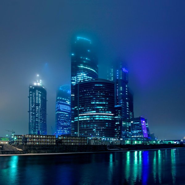 Москва Сити Графика