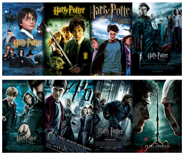 Постеры Гарри Поттер цветной