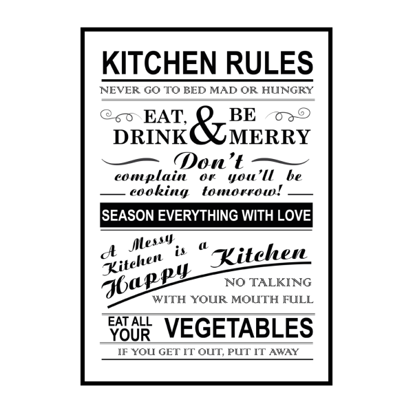 Постеры на кухню