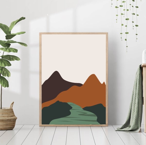 Горы Постер на печать