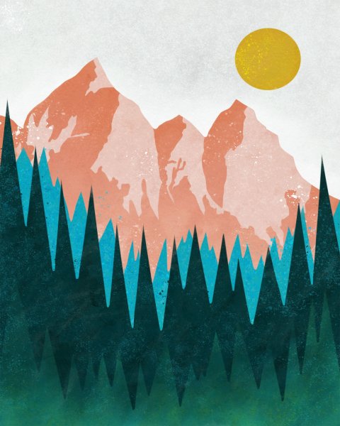 Пейзаж Минимализм