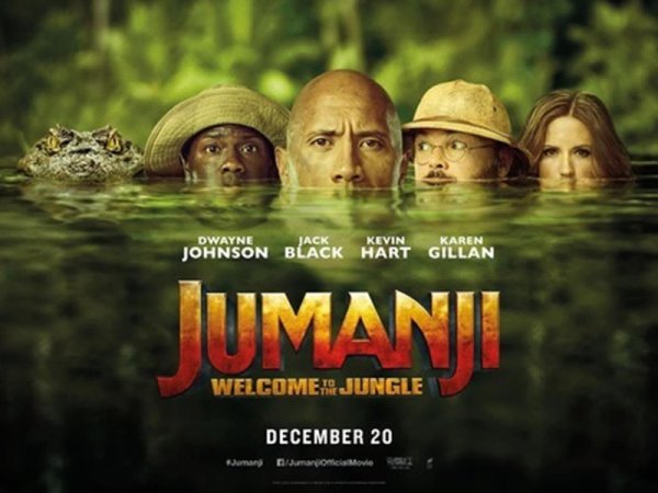 Джуманджи Зов джунглей фильм 2017 Постер