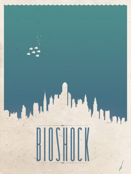 Минималистичные постеры к сериалам