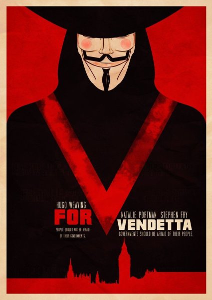 V значит вендетта фильм Постер