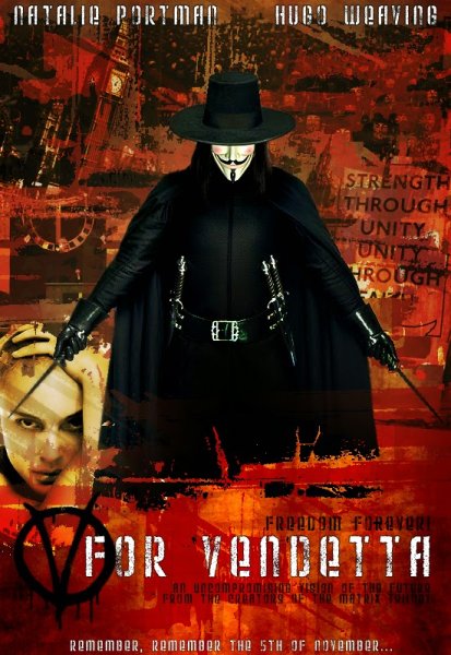 V for Vendetta 2006 poster