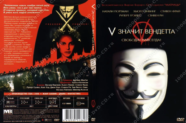 V for Vendetta Постер