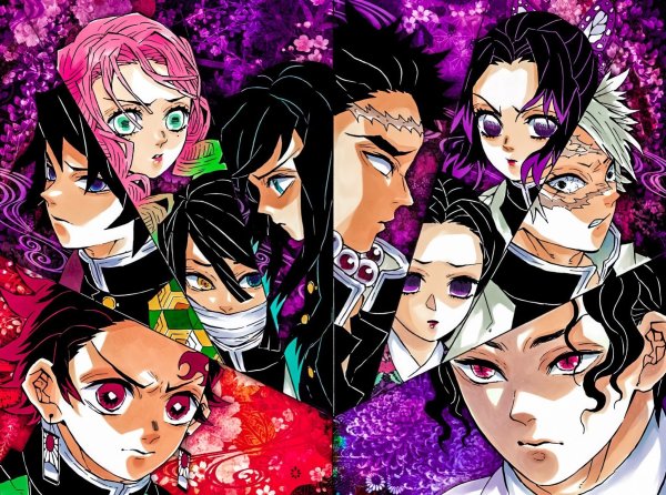 Клинок рассекающий демонов обложки томов