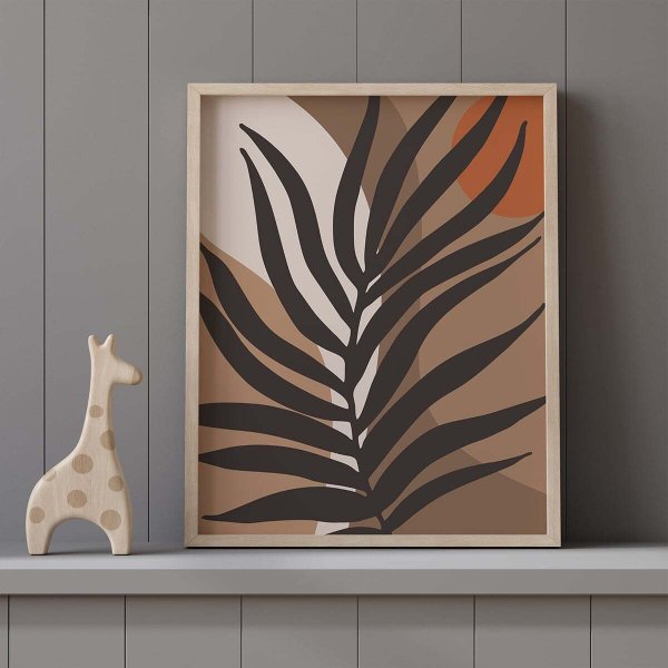 Мокап постера в интерьере