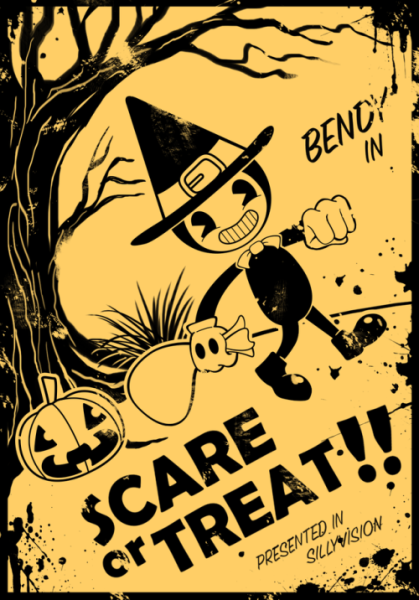 Плакаты из игры БЕНДИ И чернильная машина