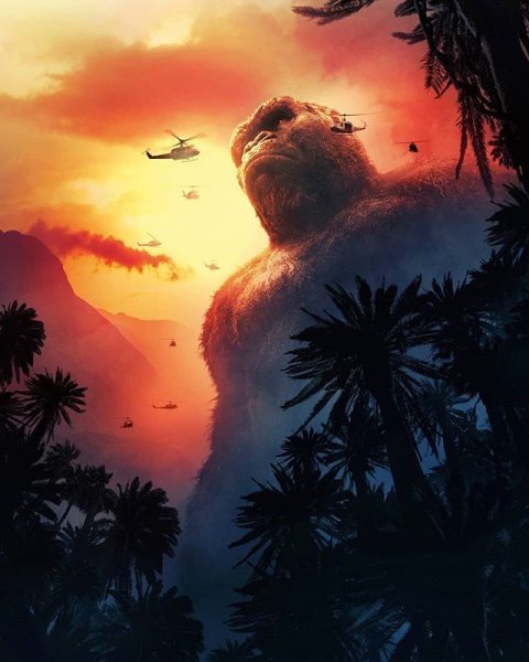 Конг остров черепа фильм 2017 Постер