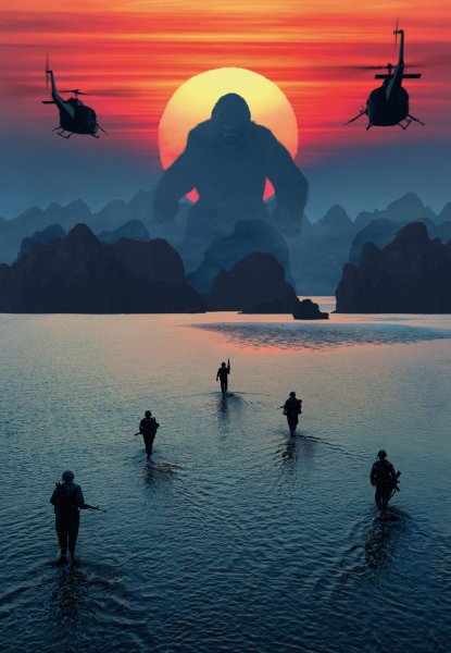 Конг остров черепа 2017 Постер