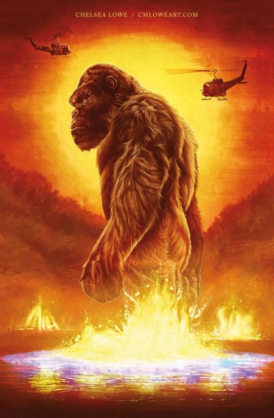 Конг остров черепа 2017 Постер