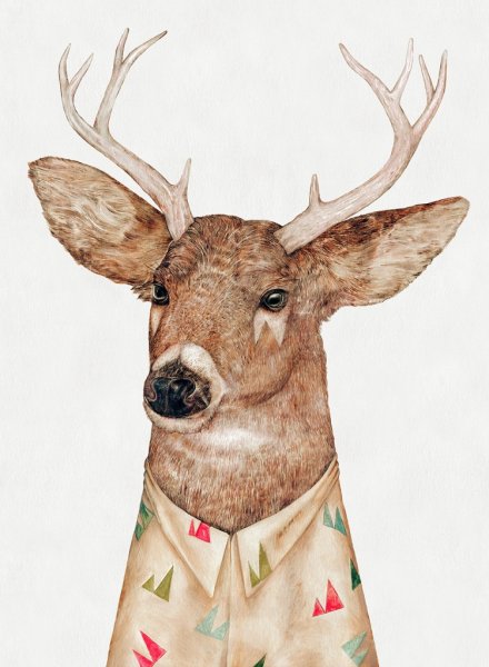 Звери в скандинавском стиле