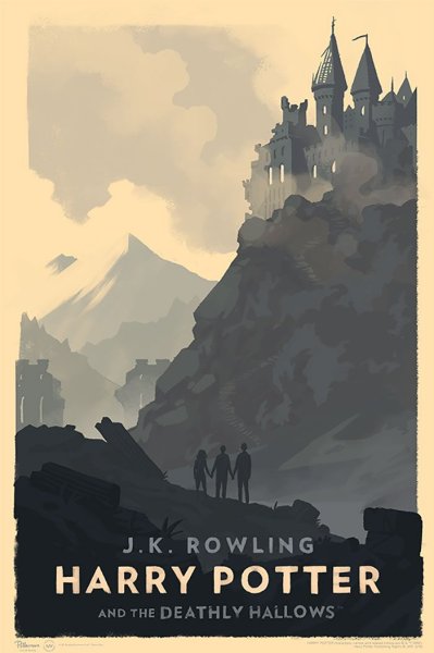 Минималистичный плакат к фильму Гарри Поттер