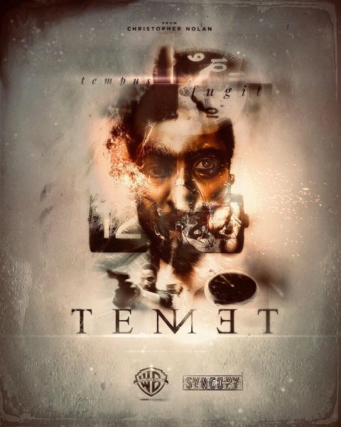 Tenet довод Постер