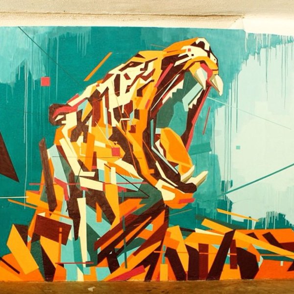 Граффити на холсте