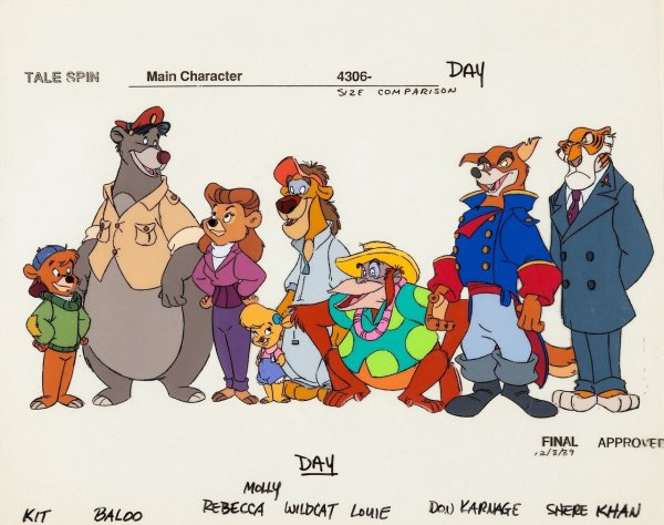 Персонажи мультика чудеса на виражах