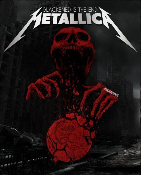 Плакат Metallica hard Rock