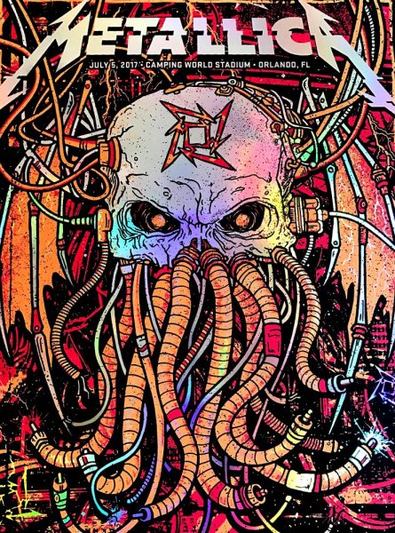 Металлика плакат