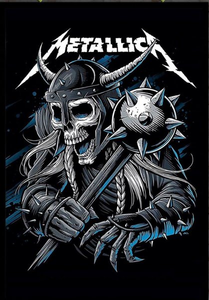 Группа Metallica Постер