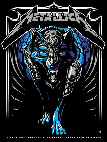 Постеры рок групп металика