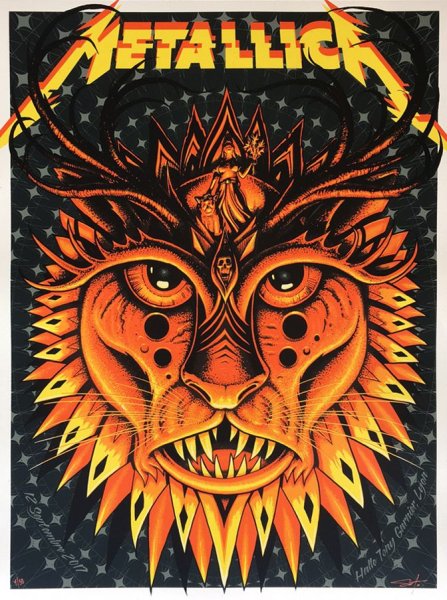 Группа Metallica Постер