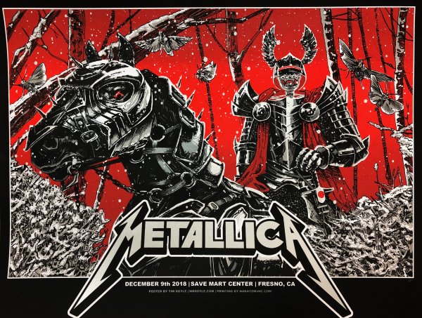 Metallica рок постеры