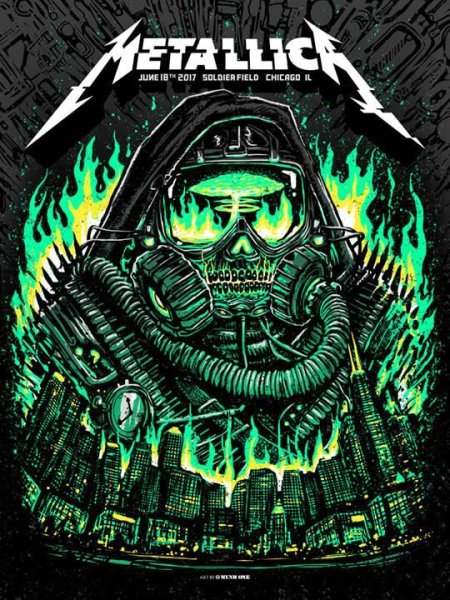 Постеры рок групп металика