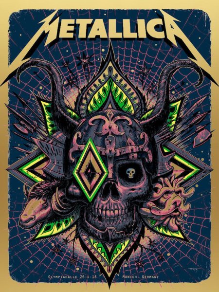 Постеры рок групп металика