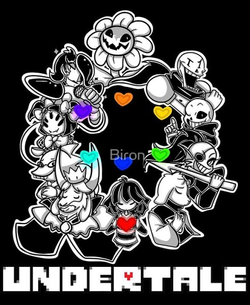 Плакат андертейл ау