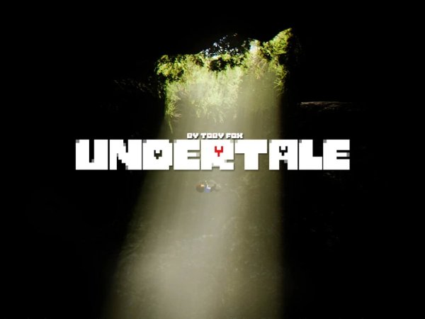Андертейл шапка для канала 2560 х 1440