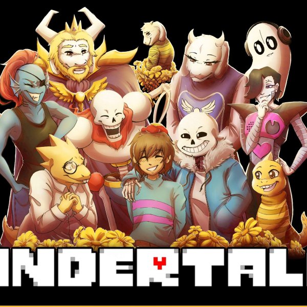 Герои игры Undertale