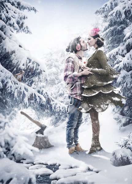 Креативная Новогодняя реклама