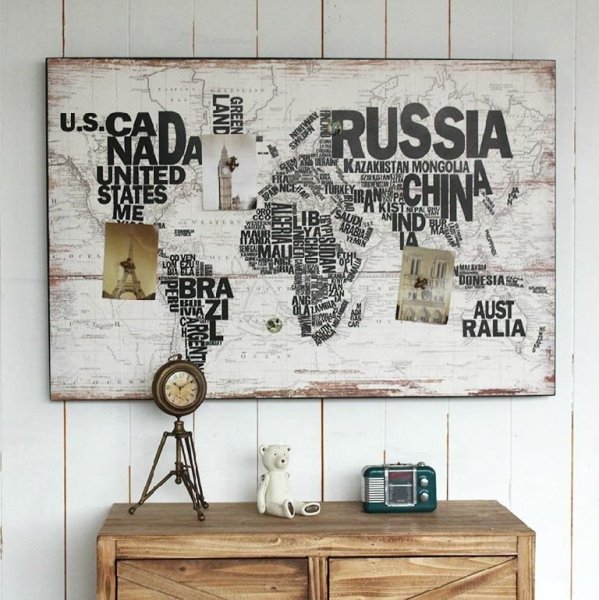 Постеры в интерьере кафе