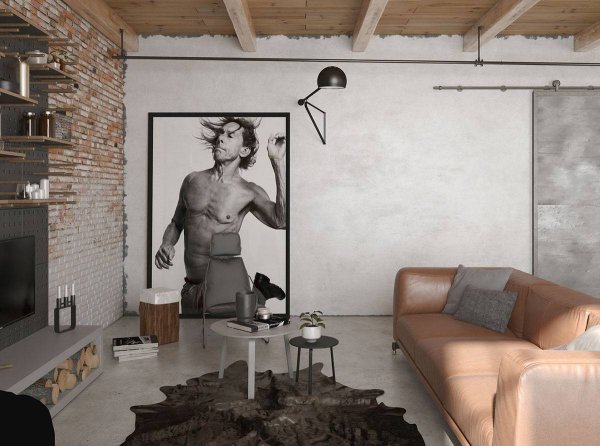 Надписи в стиле лофт