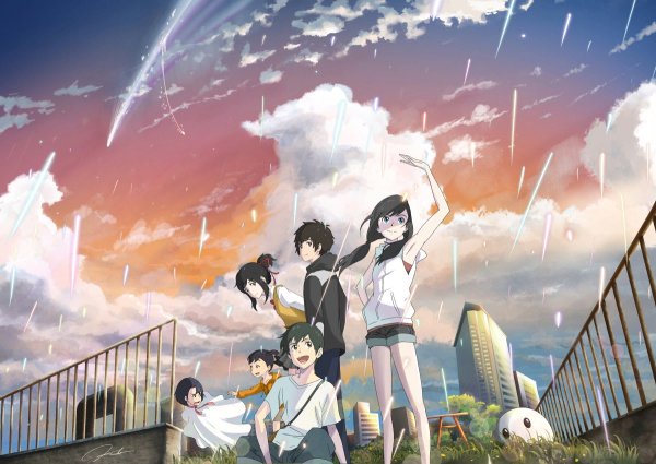 Обои из аниме дитя погоды