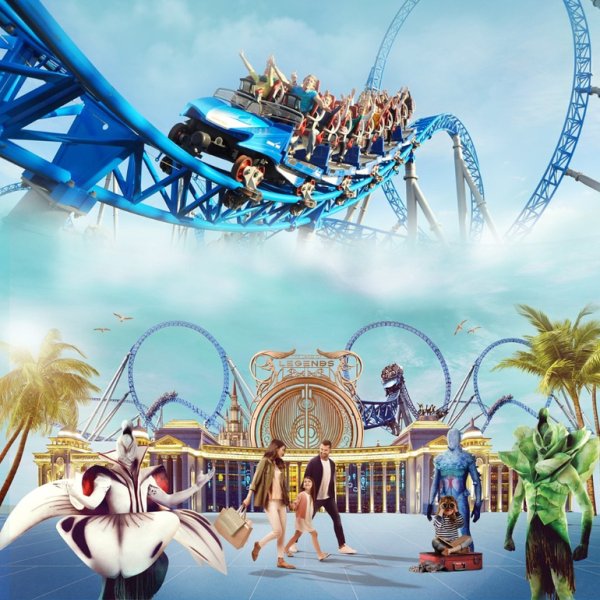 Парк аттракционов в Турции the Land of Legends