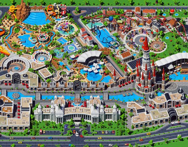 Парк аттракционов Анталия the Land of Legends