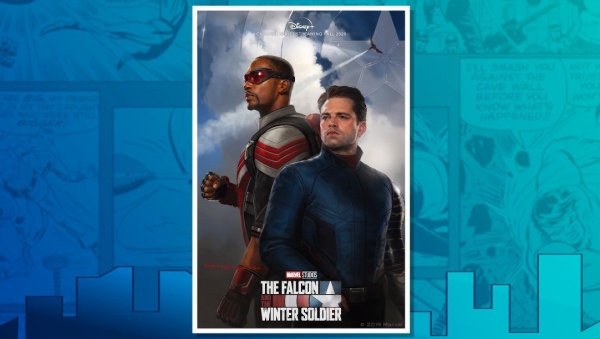 Сокол и зимний солдат сериал Постер