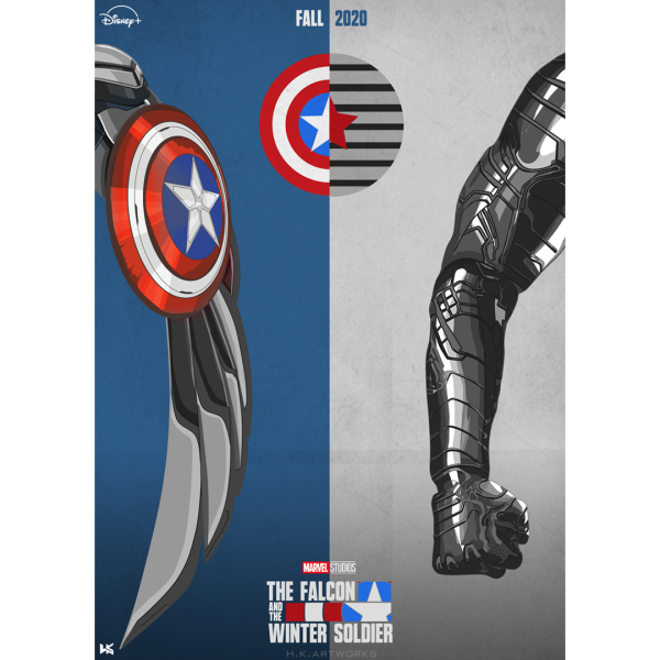 Сокол и зимний солдат Постер без надписей