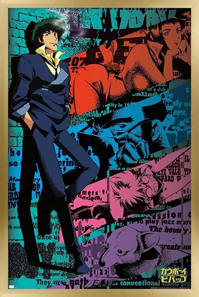 Аниме плакаты ковбой Бибоп