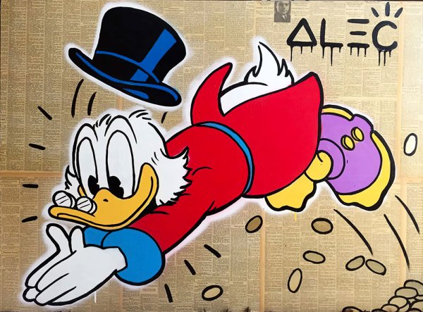 Alec Monopoly картины Скрудж
