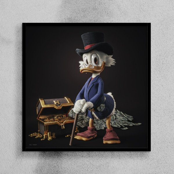 Постер Скрудж макдак с деньгами