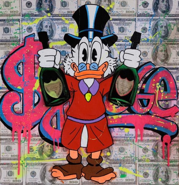 Скрудж макдак и деньги арт