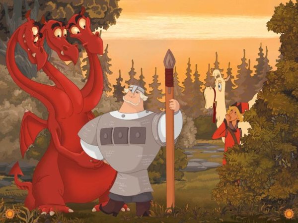 Добрыня Никитич и змей Горыныч игрушки