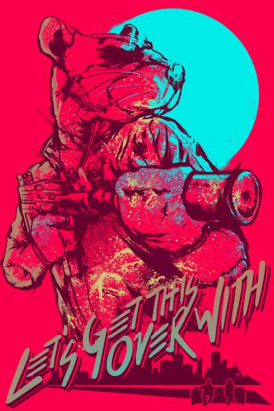 Плакат Хотлайн Майами