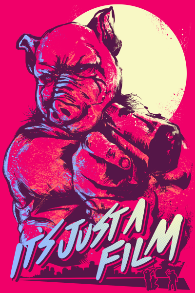 Борода Хотлайн Майами Постер